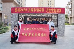 晟基业物业结合惠光爱尔眼科病院正在凤